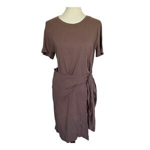 Rails Edie Faux Wrap Dress Dress - Canteen - Size Large